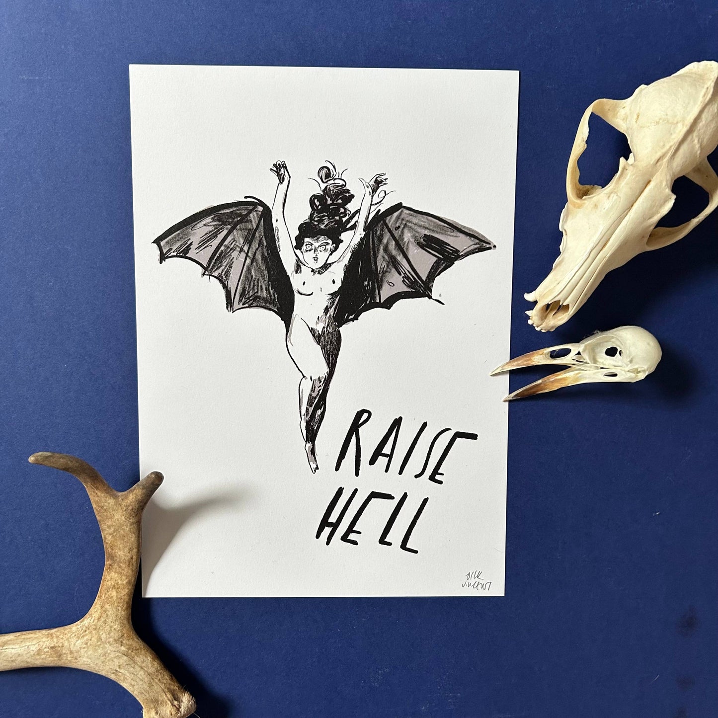 Raise hell print 