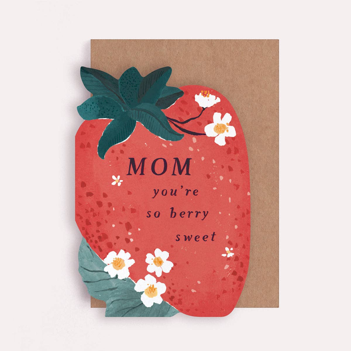 Mom Sweet Strawberry Card | Mother's Day Cards | Mom Cards