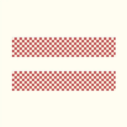 Red Checkered Washi Tape