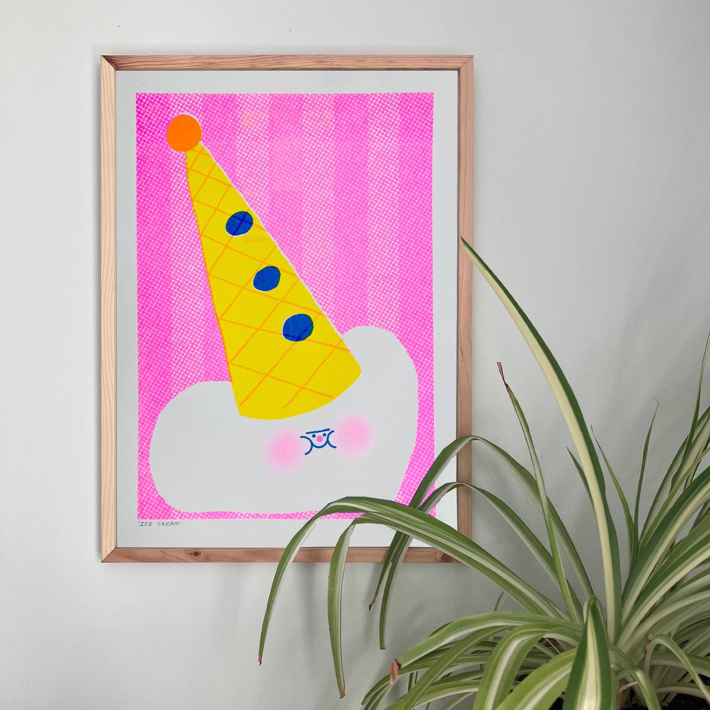 A3 Riso Print - Ice Cream