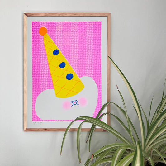 A3 Riso Print - Ice Cream