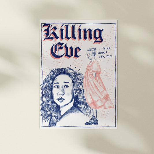 Killing Eve A4 art print