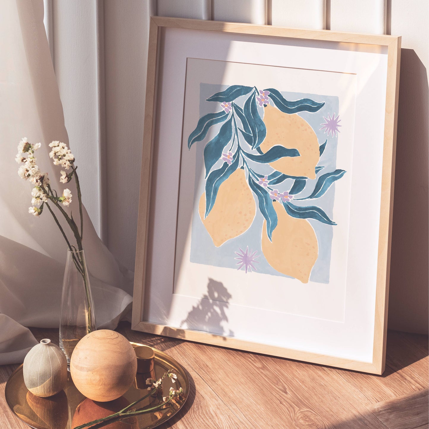Lemons Art Print A4