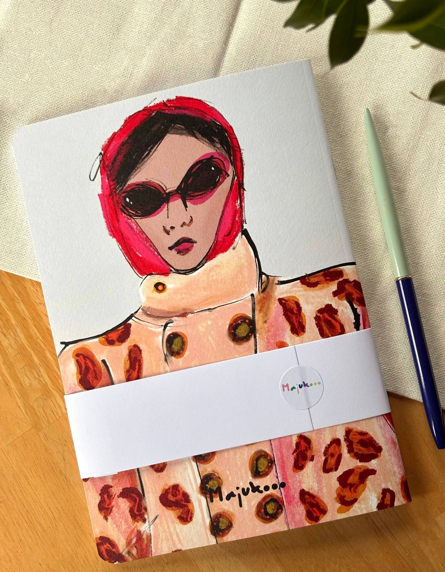 Sunglasses A5 Softcover Notebook