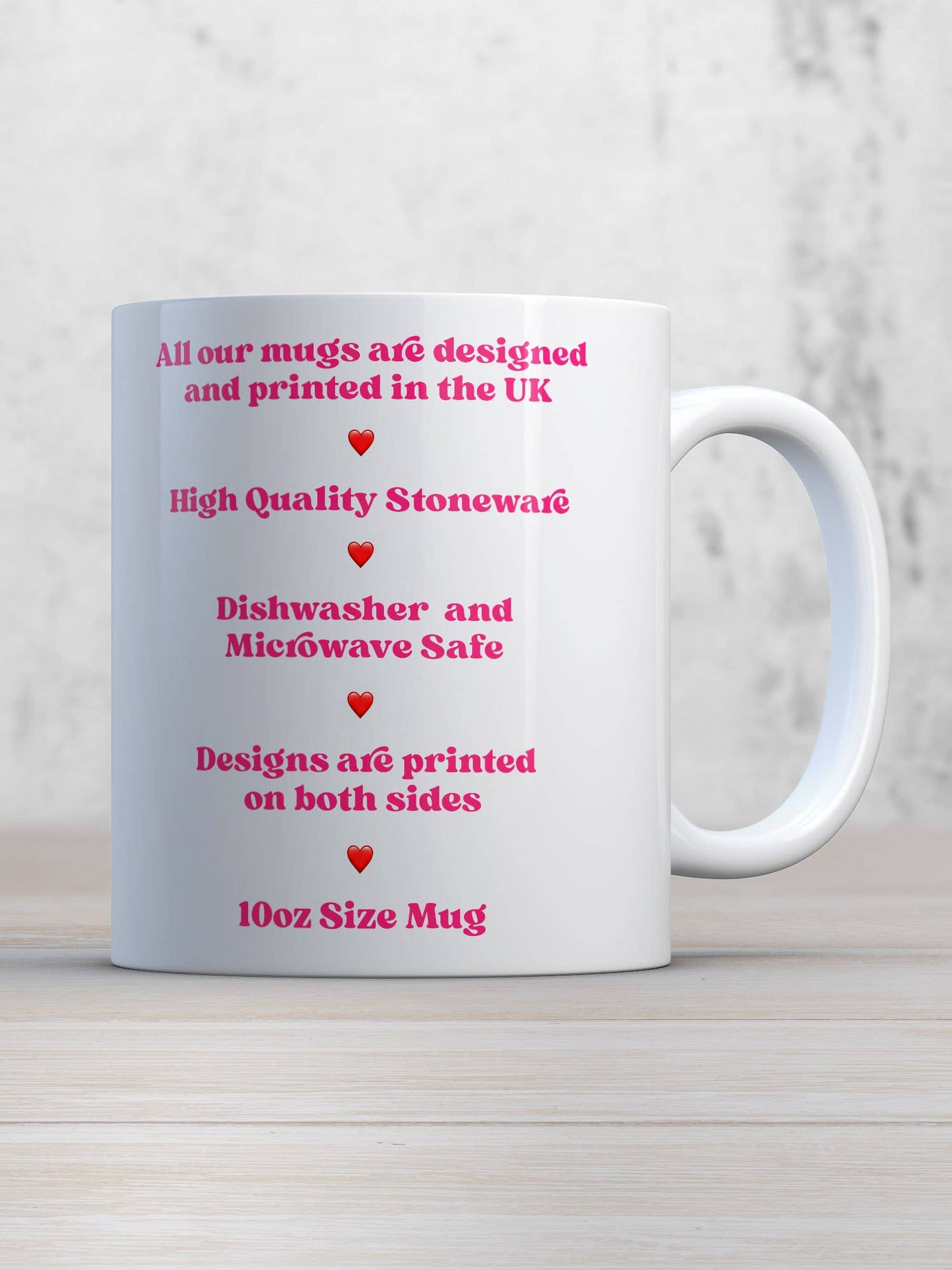 Funny Gift - Bang Bang Bang Mug by David Shrigley