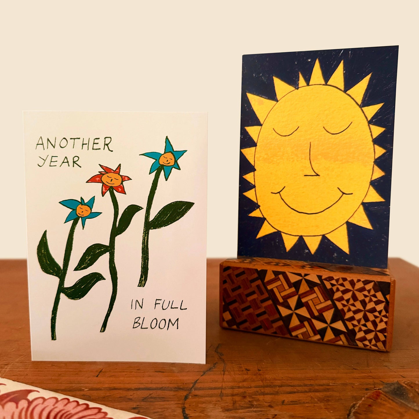 Another Year In Full Bloom Birthday Card - Eco, Floral