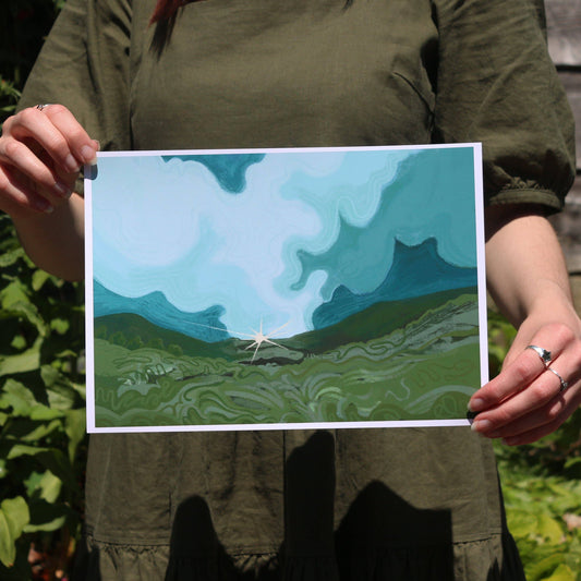 Distant Light Print A4