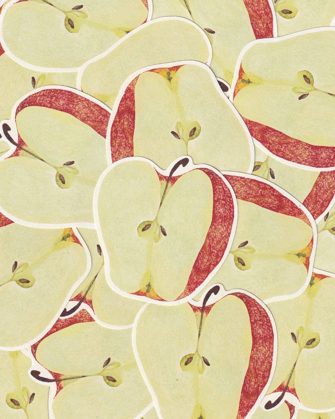 Big Crunchy Apple Sticker