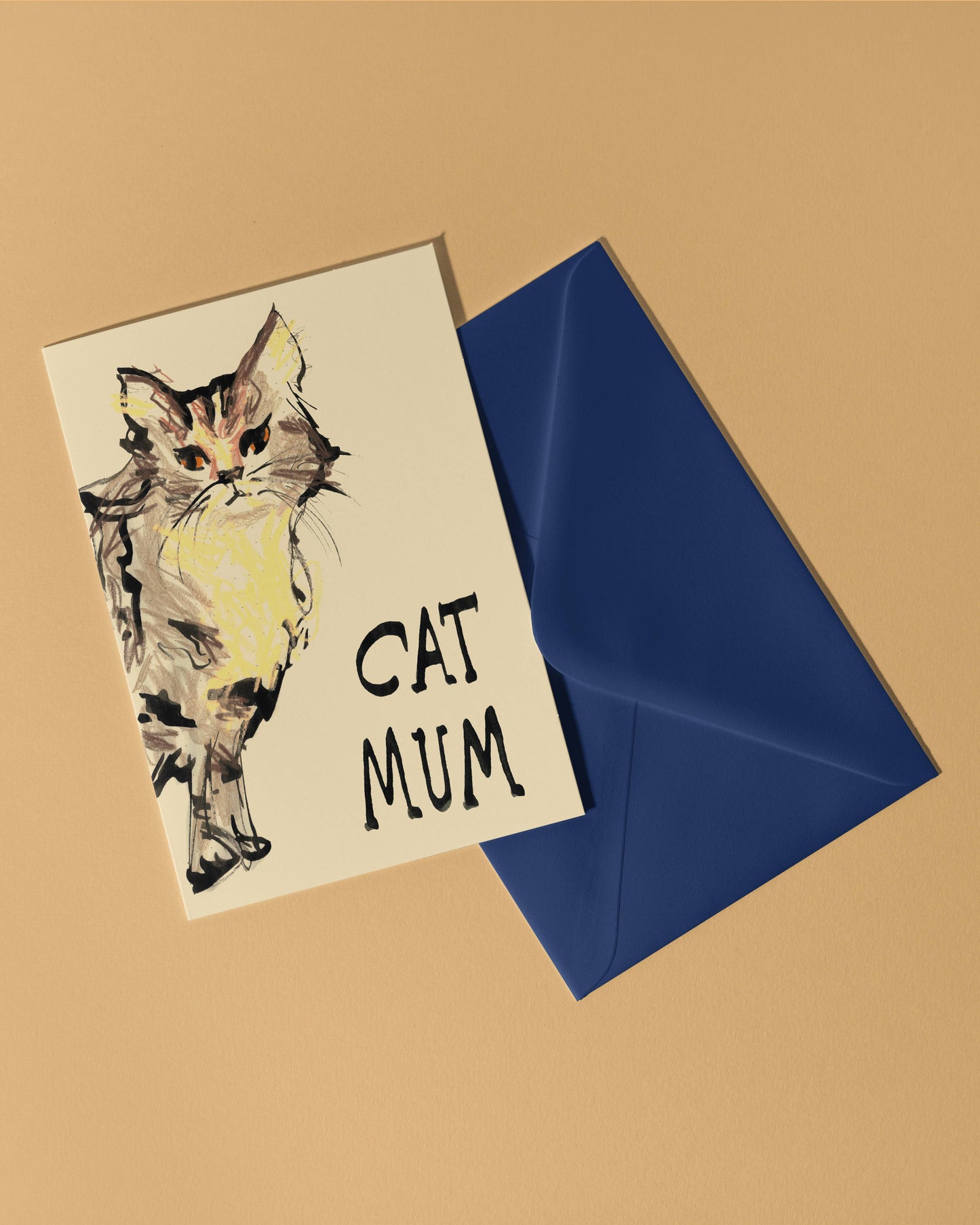 Cat Mum A6 Card