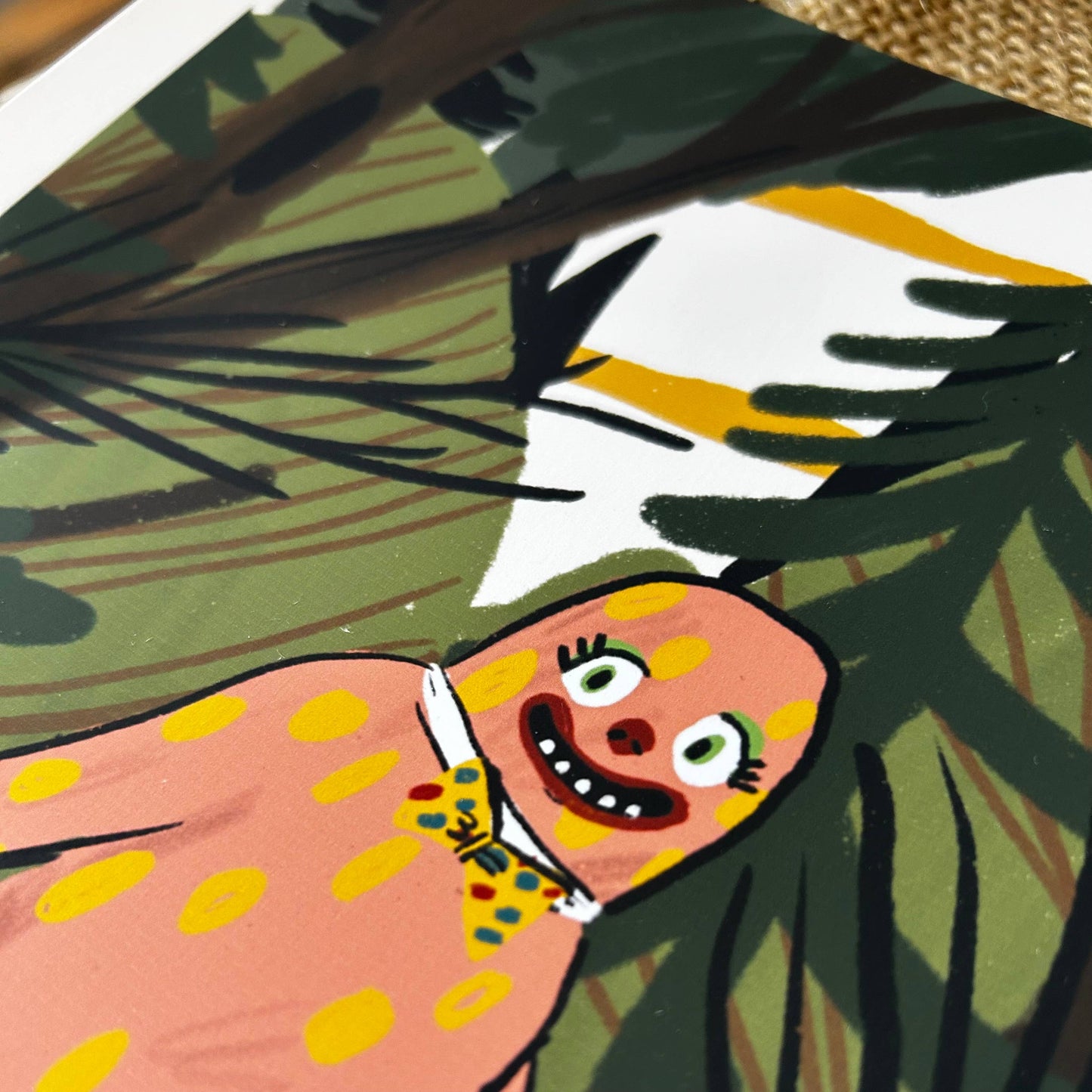 Mr blobby print 