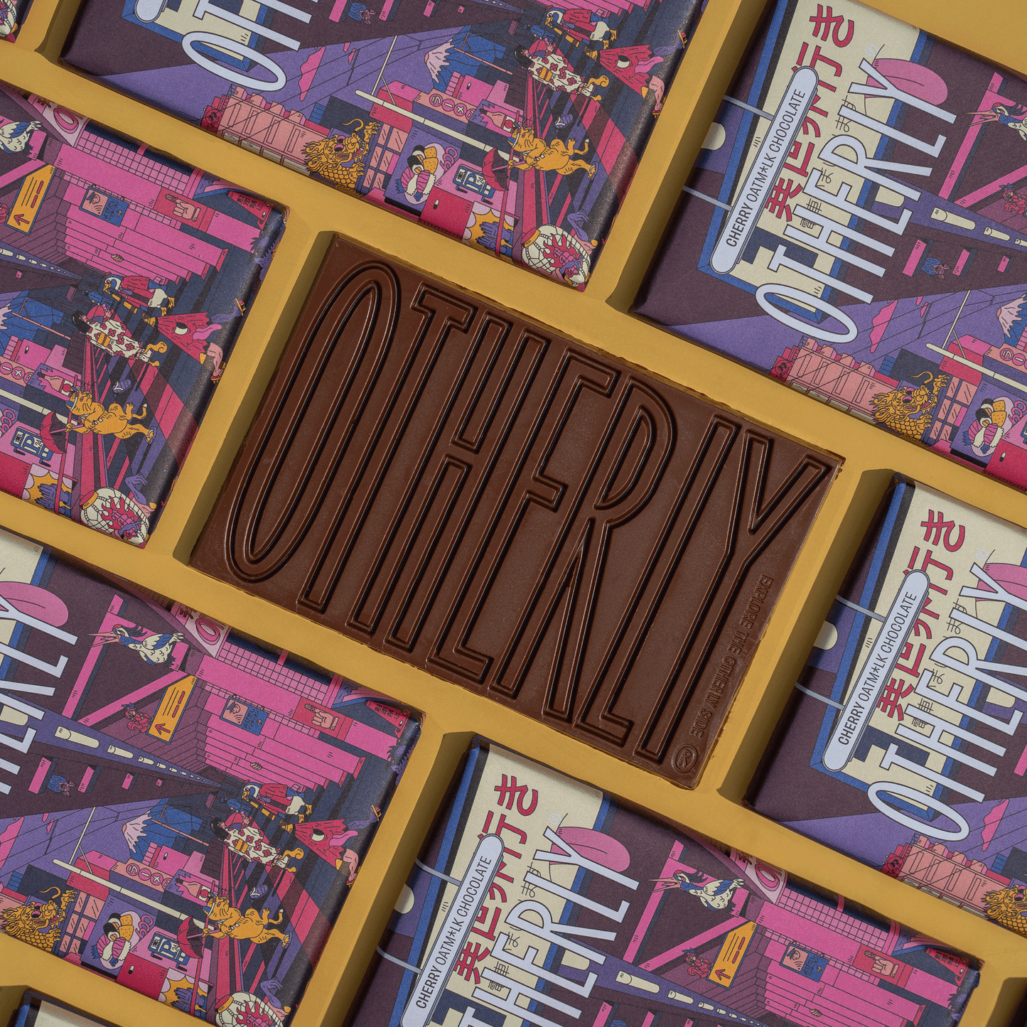 Cherry // 120G // Vegan // OATM*LK CHOCOLATE