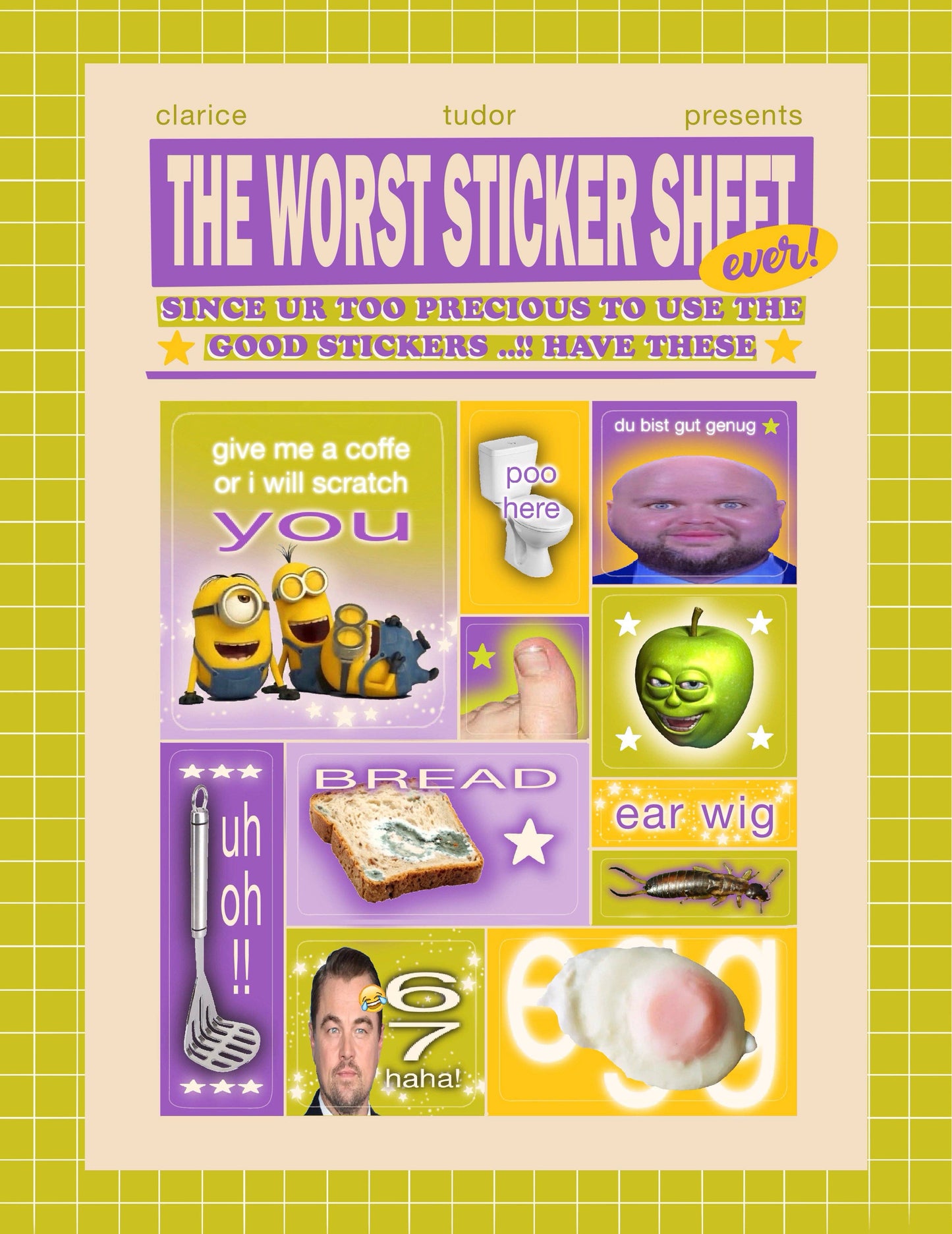 Worst Sticker Sheet Ever A5