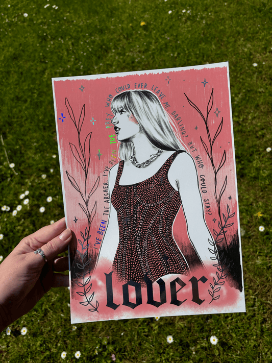Taylor Swift 'The Archer' Lover A4 Holographic Print