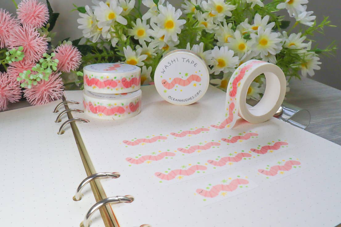 Earthworm Washi Tape