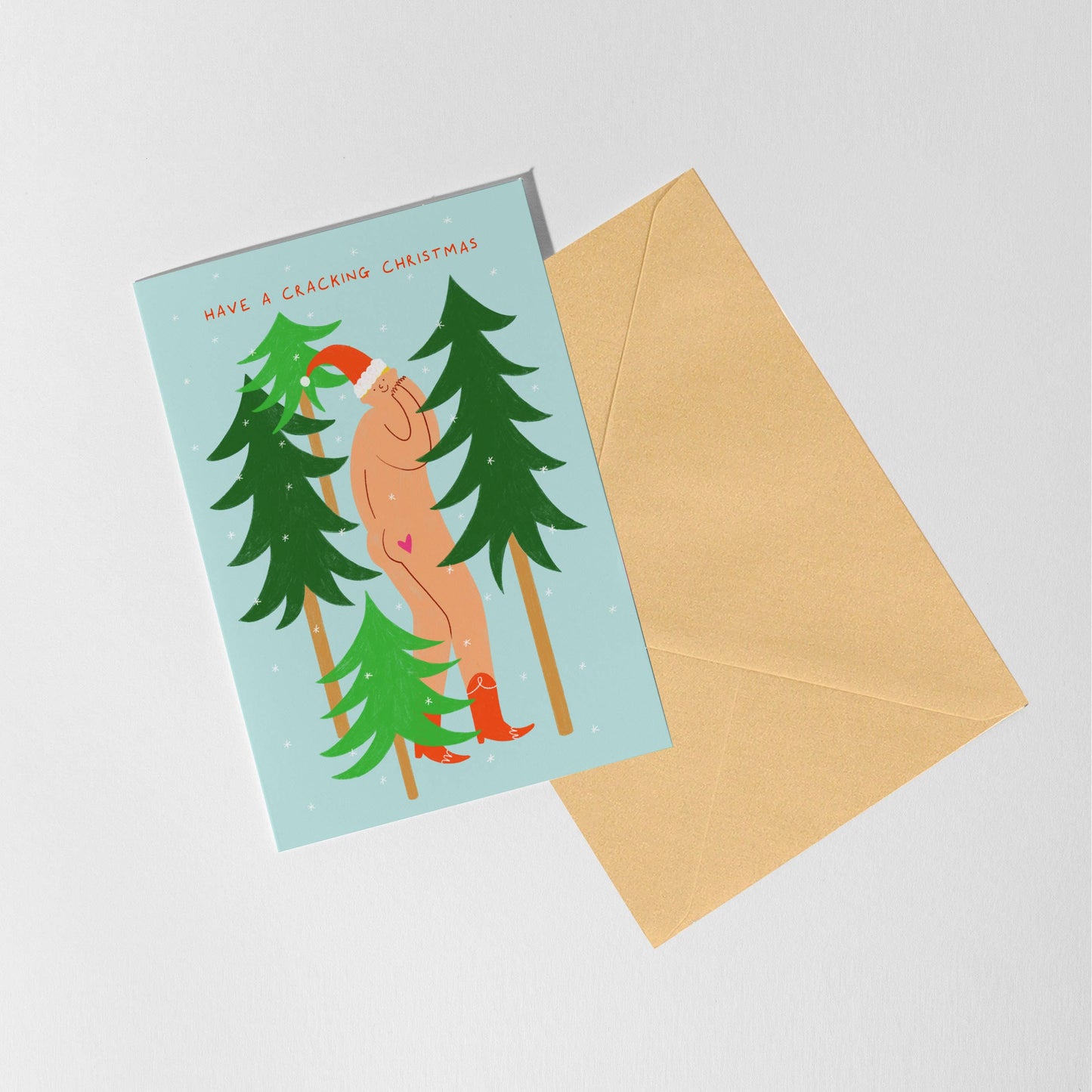 Cracking Christmas Card | Cheeky Holiday Card | Festive