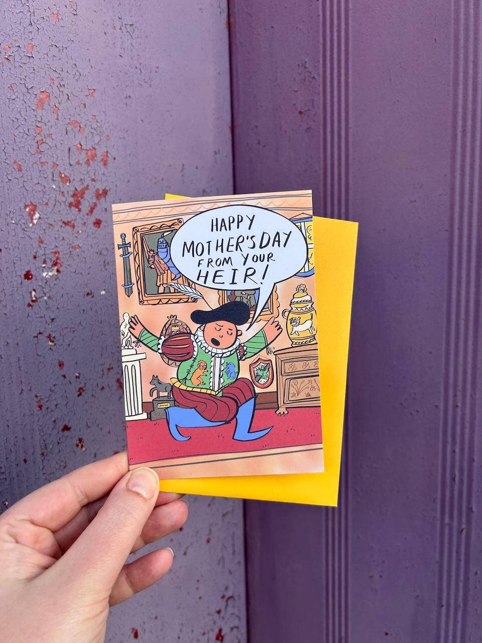 Happy Mother's Day Heir Child A6 Greetings Card