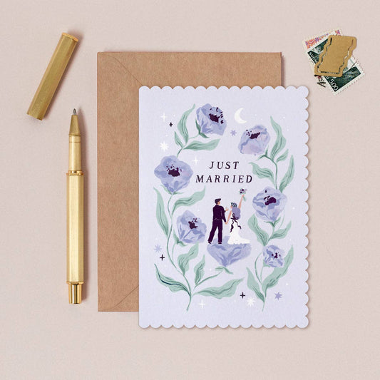 Botanical Wedding Card | Newlyweds Wedding Greeting Cards
