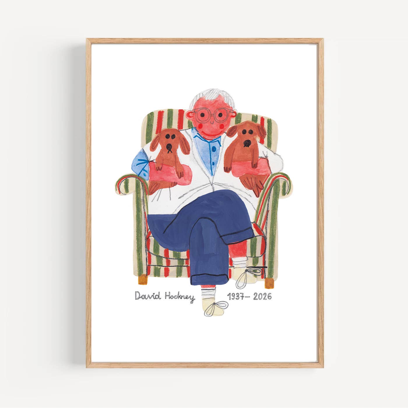 DAVID HOCKNEY print