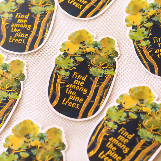 Vinyl Sticker — The Pines