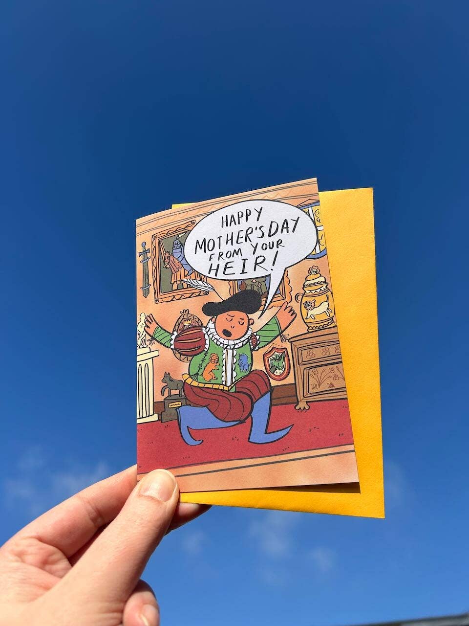 Happy Mother's Day Heir Child A6 Greetings Card