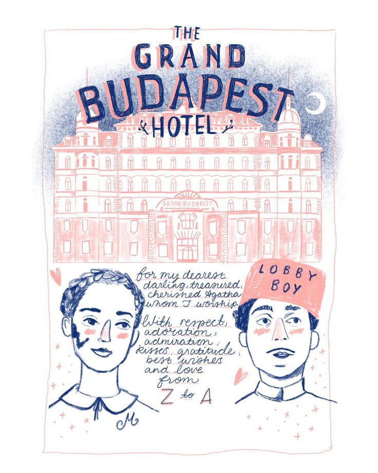 The Grand Budapest Hotel A4 Print