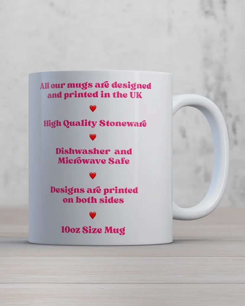 Dolphin Saying Fuck David Shrigley Mug