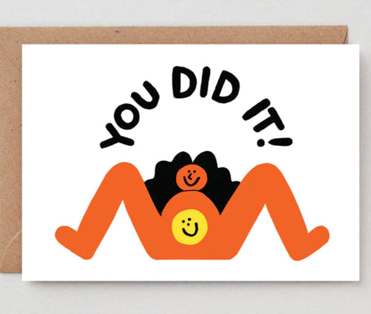 You did it New Baby Card