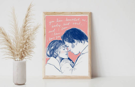 Pride and Prejudice (2005) A4 Art Print