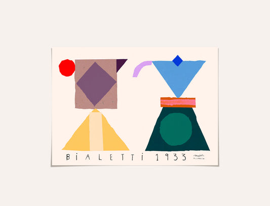 Bialetti Coffee A3 Art Print