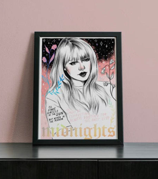 Taylor Swift A4 Art Print