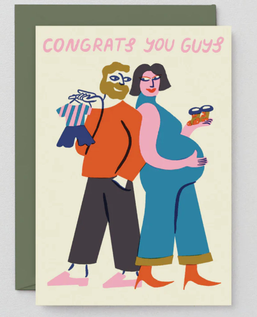 Congrats Parents New Baby Card