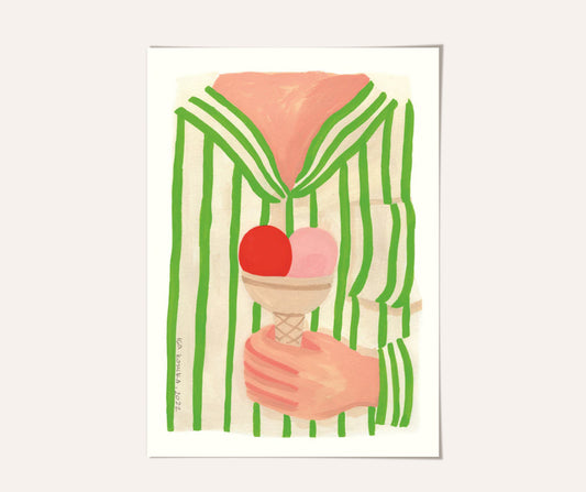 Ice Baby A3 Art Print
