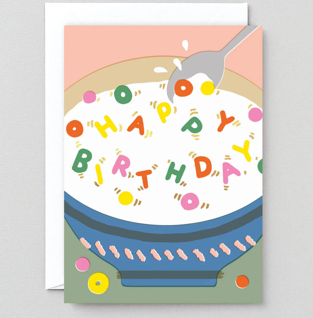 Cereal Birthday Card