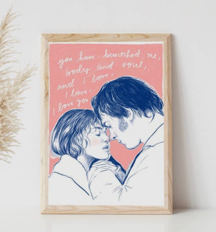 Pride and Prejudice (2005) A4 Art Print