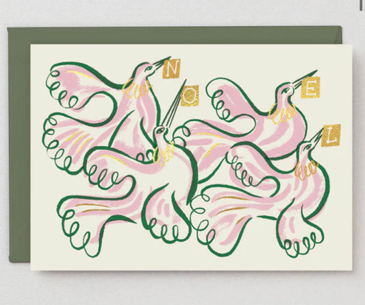 Noël Doves Christmas Card
