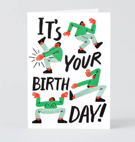 Dance Man Birthday Card