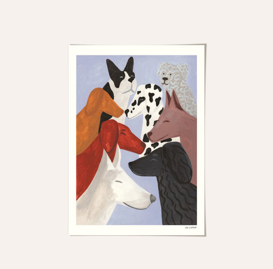 Dog House A3 Art Print