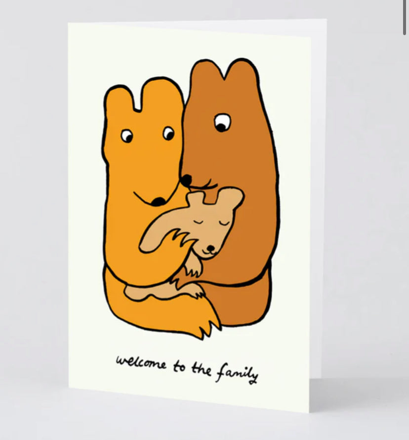 Welcome to the Family New Baby Card