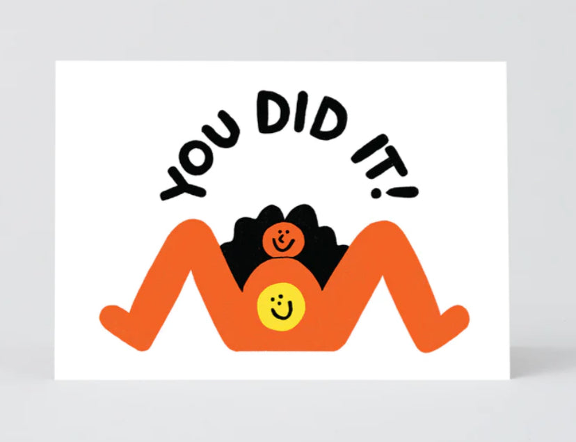 You did it New Baby Card