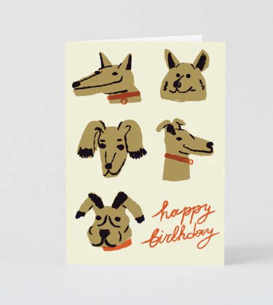 Happy Dogs Birthday Card