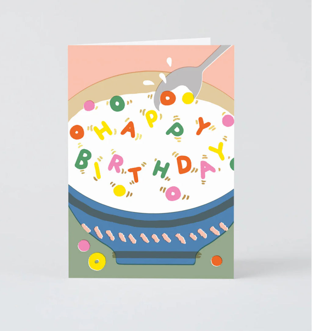Cereal Birthday Card