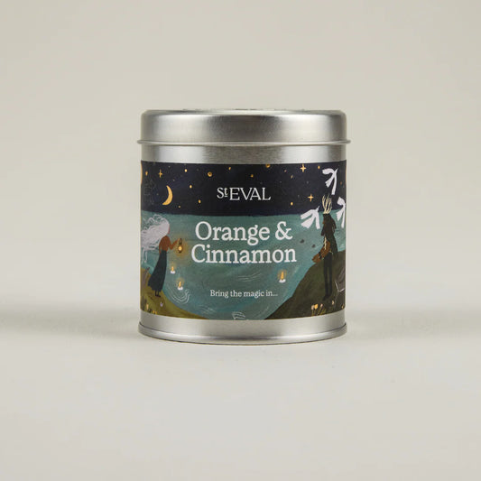 Christmas St Eval Orange & Cinnamon Tin Candle