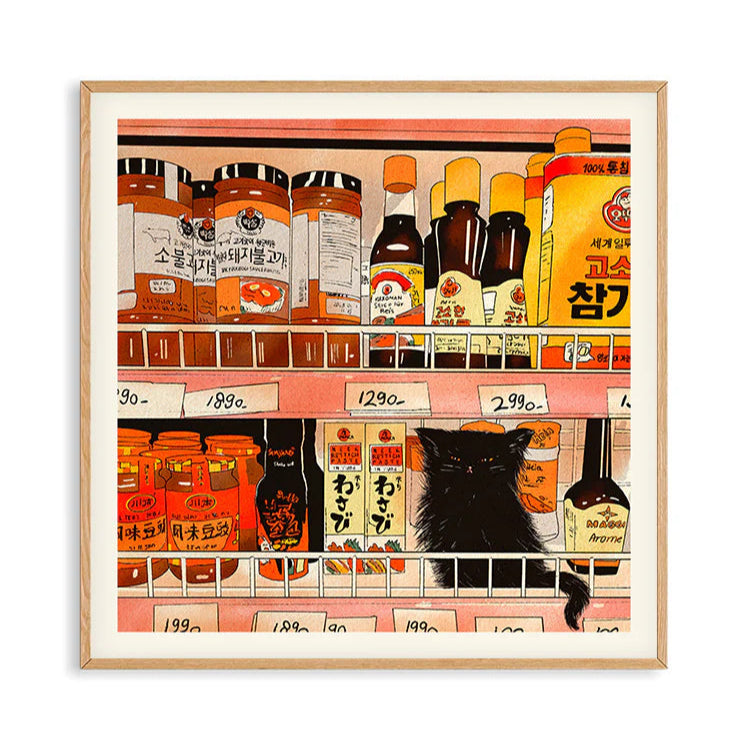 Bodega Cat XL Print