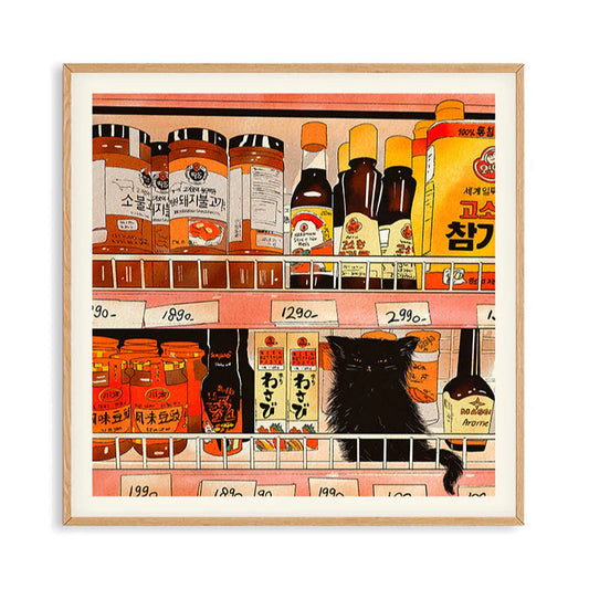Bodega Cat XL Print