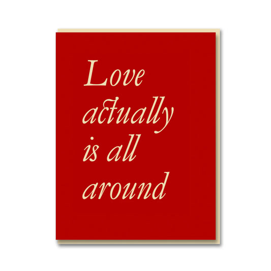 Love Actually Christmas Card