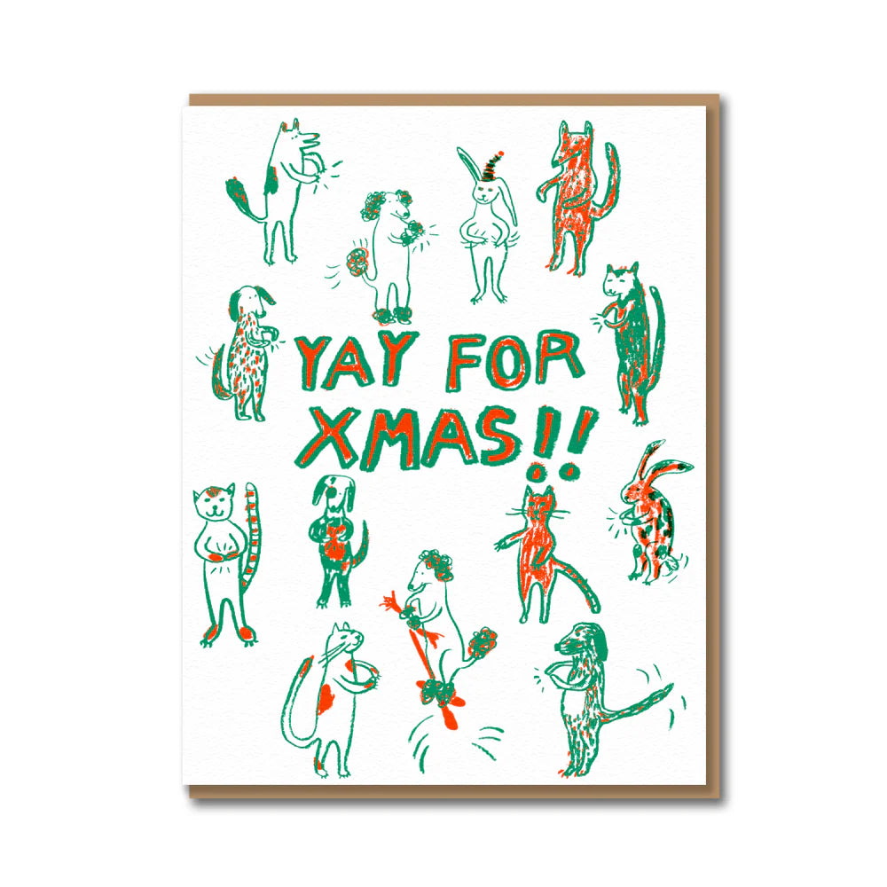 YAY for Xmas Christmas Card