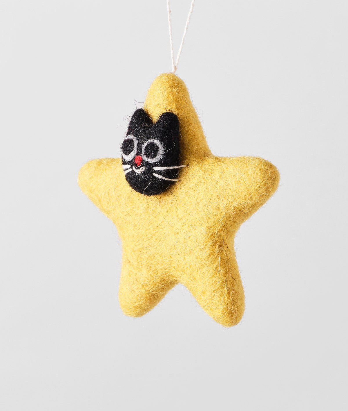 Twinkly Heaven Cat Felt Christmas Decoration