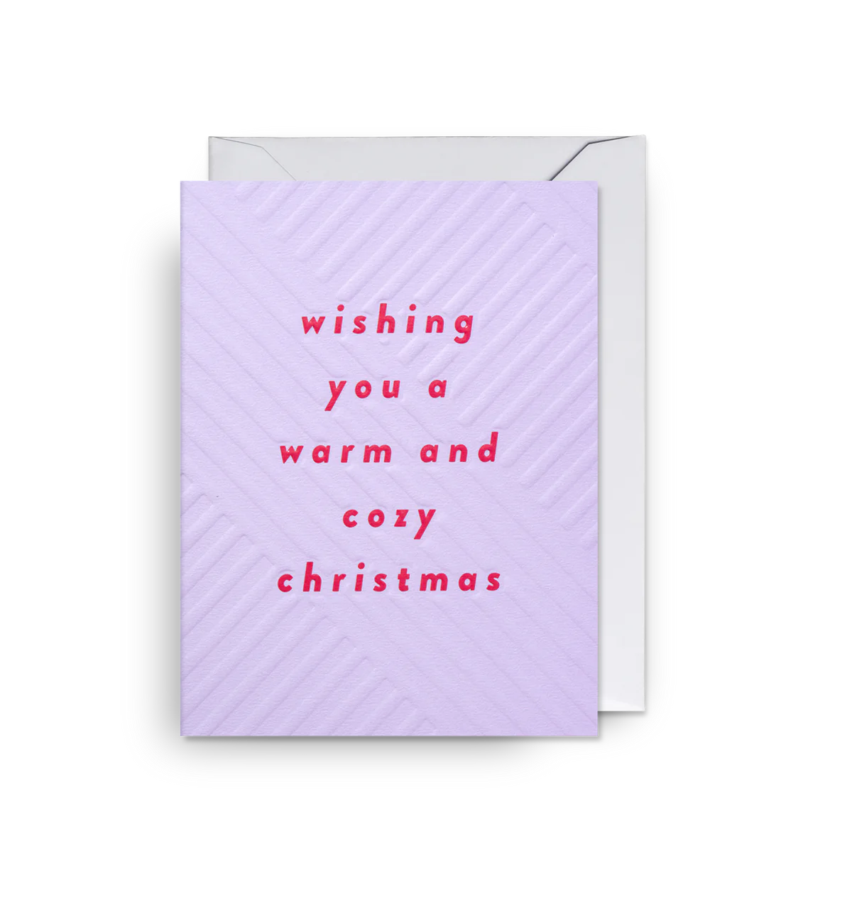 Lilac Cozy Christmas Mini Card