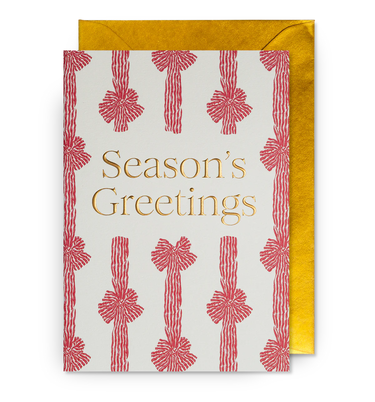 Knotted Bow Season’s Greetings Card