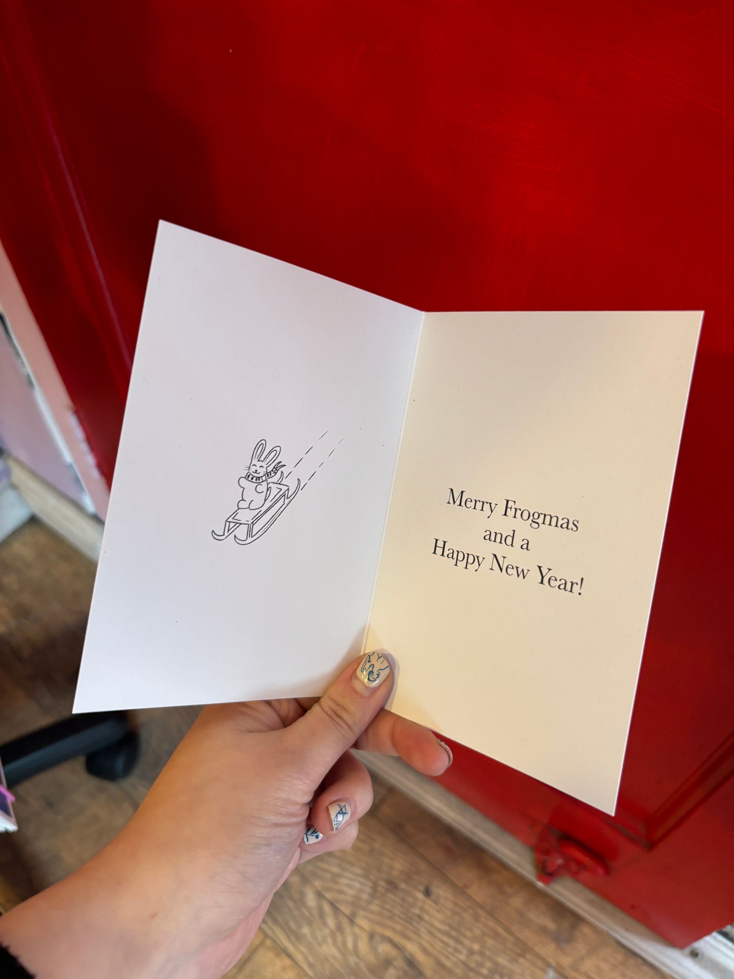 Merry Frogmas Christmas Card